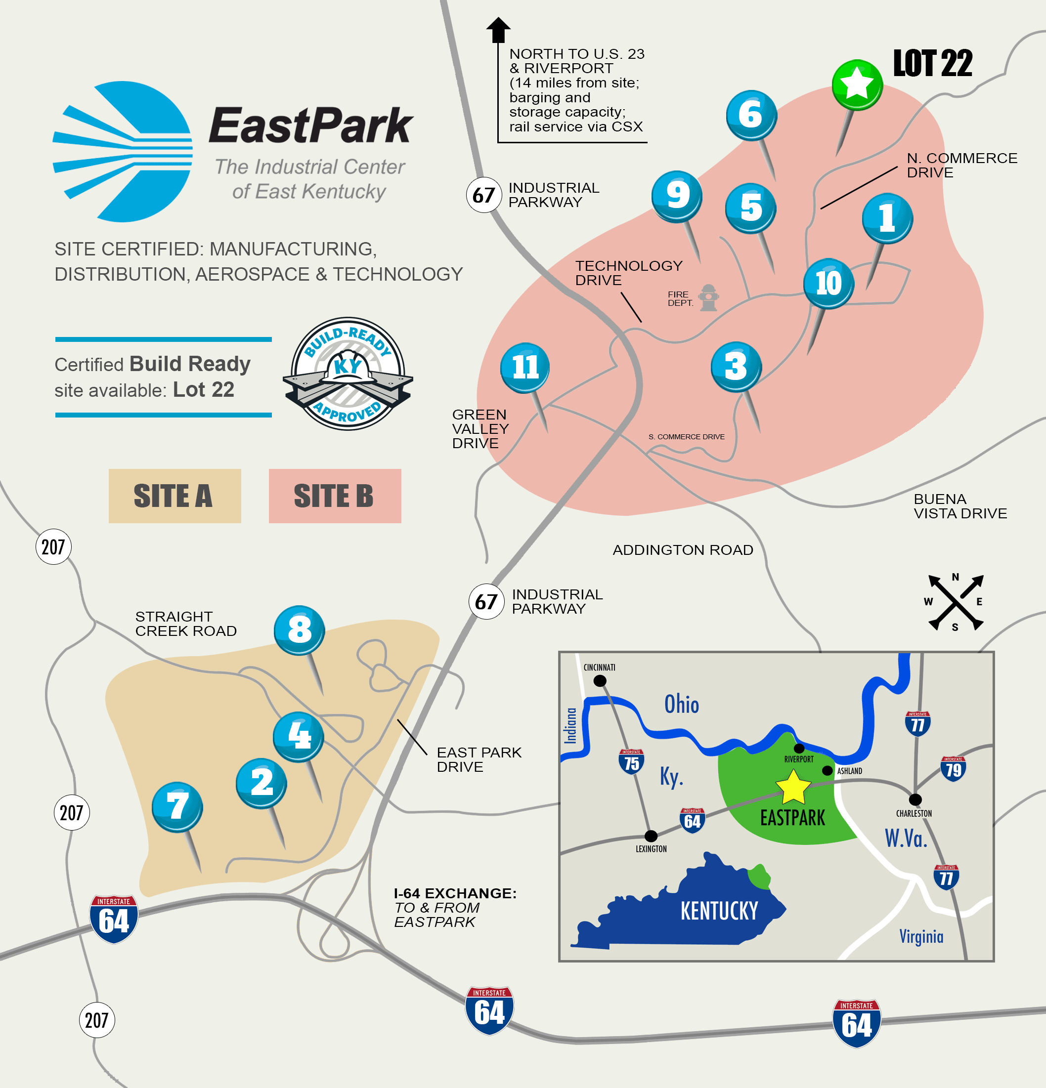 EastPark Map